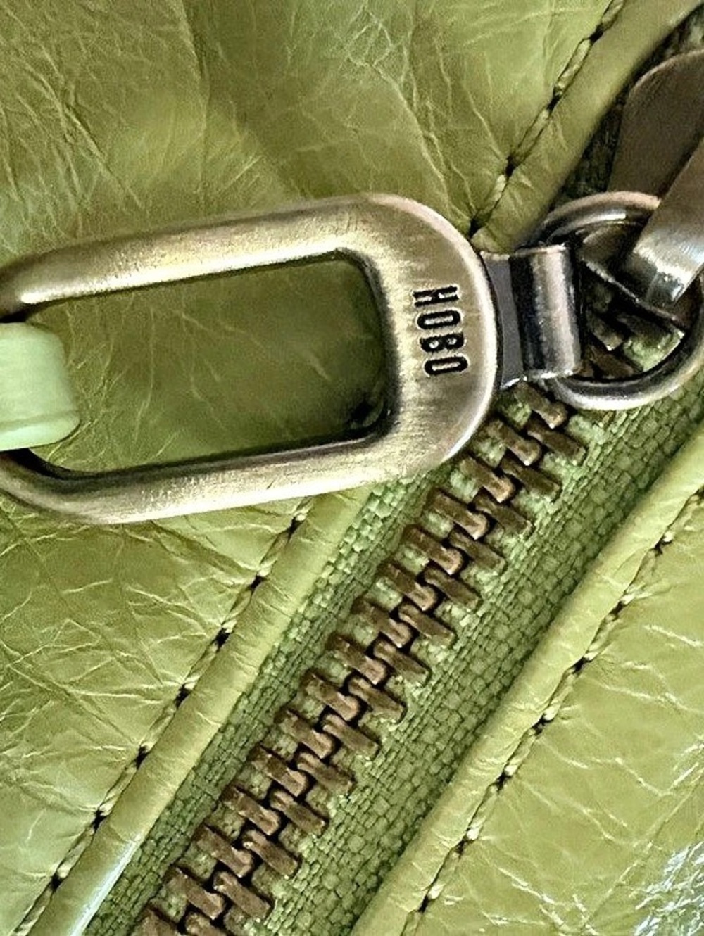 Hobo Crossbody Bag in Green